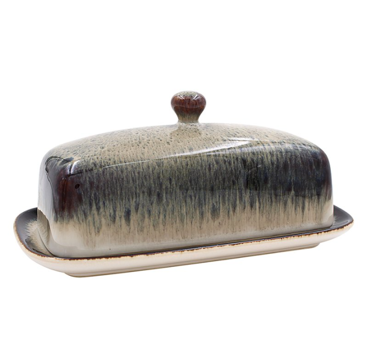 Reactive Glaze Butter Dish