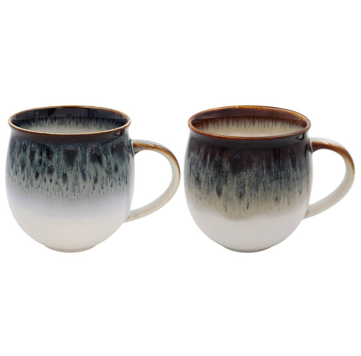 Reactive Glaze Set of 2 Mugs