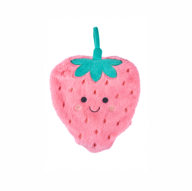 Sass & Belle Strawberry Hot Water Bottle – cute fruit design plush cover
