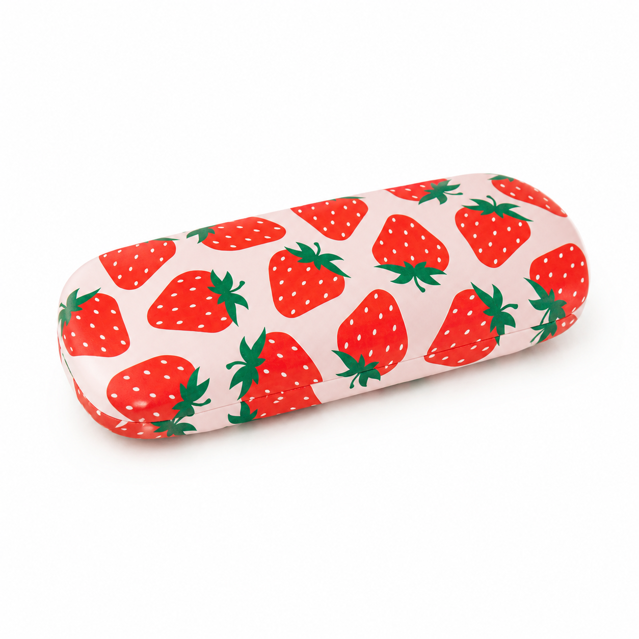 Alternative angle of Sass & Belle Strawberry Glasses Case