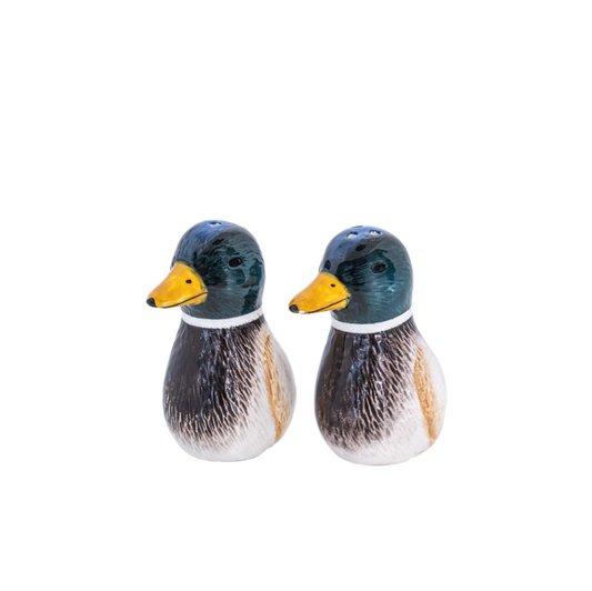 Sass & Belle Mallard Duck Salt & Pepper Shakers – quirky animal tableware set
