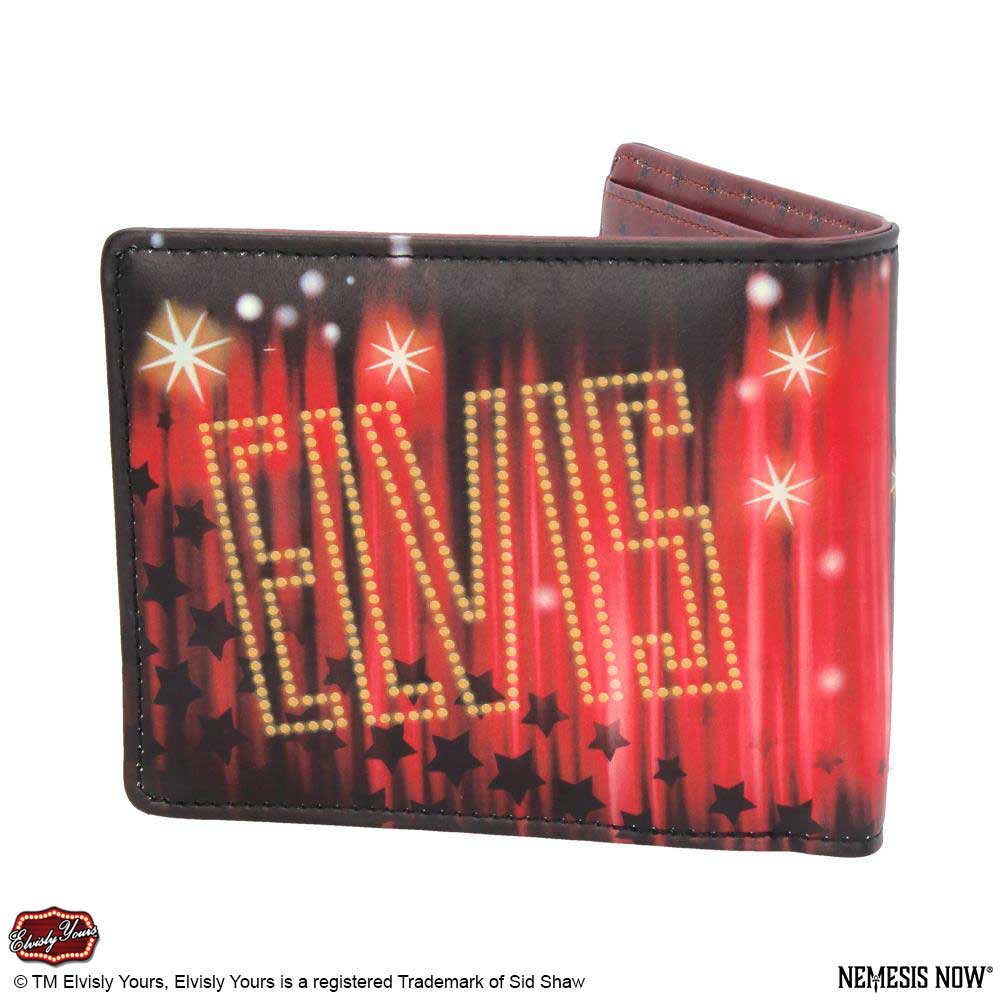 Officially Licensed Elvisly Yours Elvis Wallet Red