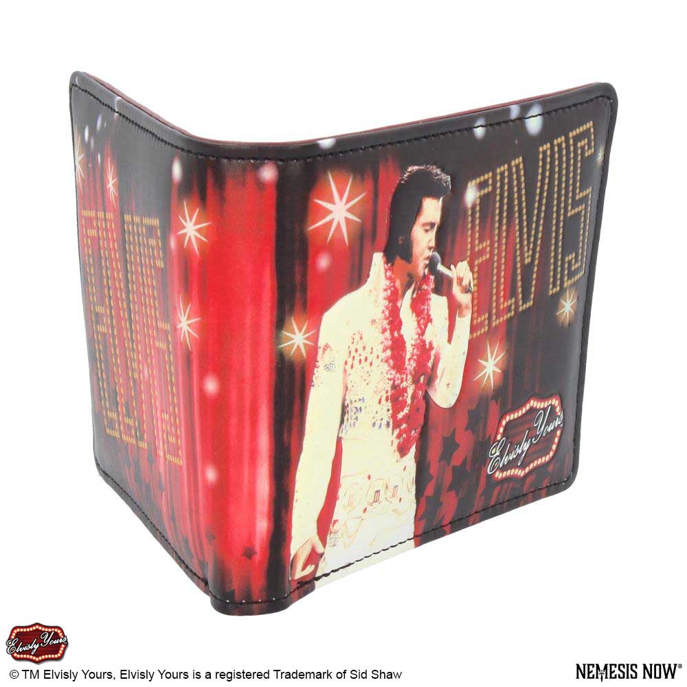 Officially Licensed Elvisly Yours Elvis Wallet Red