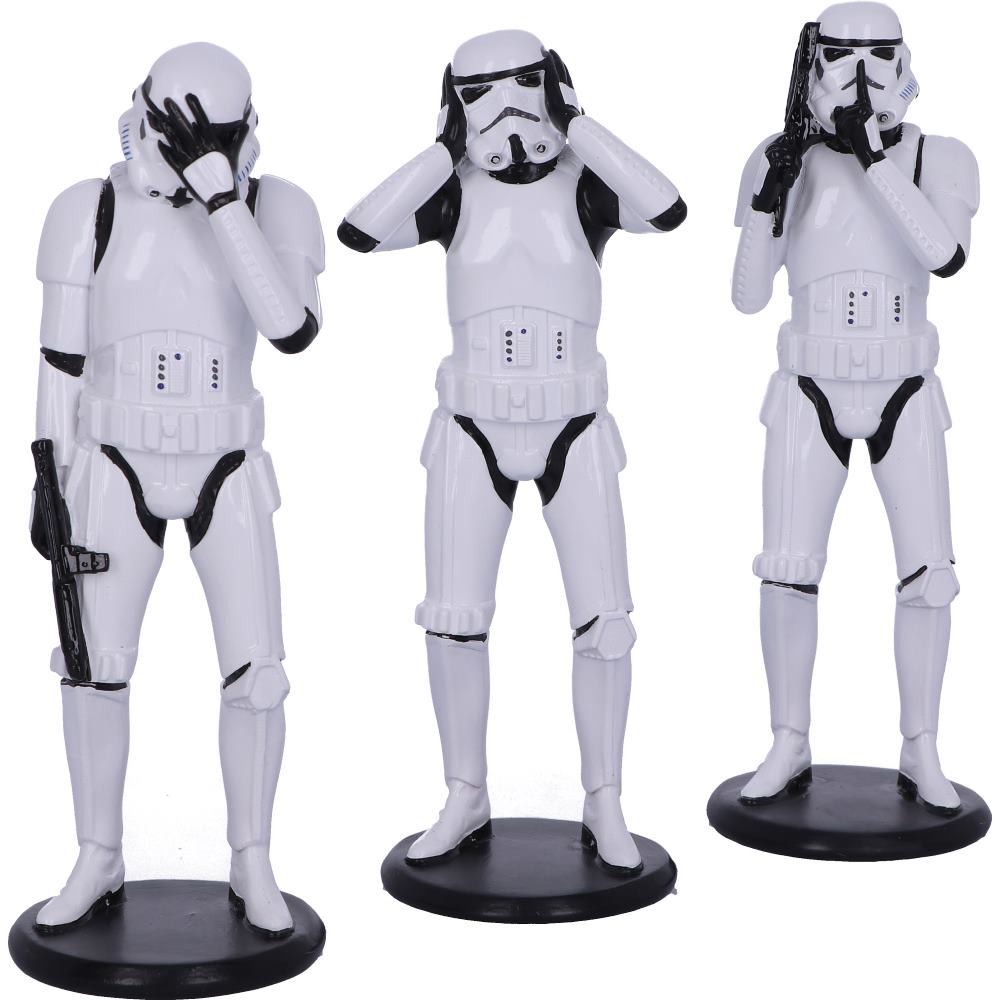 The Original Stormtrooper Three Wise Sci-Fi Figurines