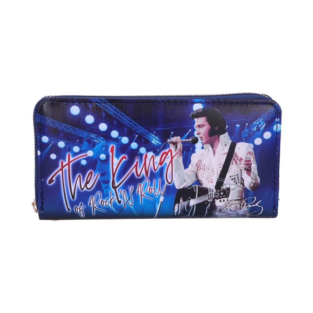 Elvis The King of Rock and Roll Blue Womens Purse