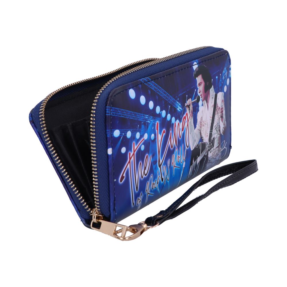 Elvis The King of Rock and Roll Blue Womens Purse