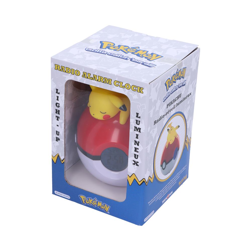 Pokémon Pikachu Light-Up FM Alarm Clock