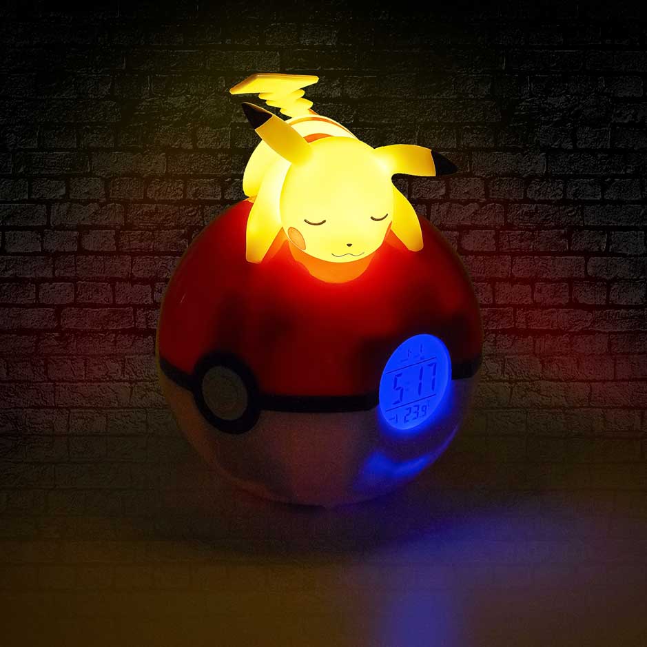 Pokémon Pikachu Light-Up FM Alarm Clock