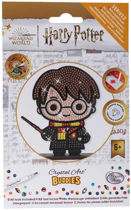 Craft Buddy Harry Potter Crystal Art Buddy Kit – DIY Diamond Painting Figure