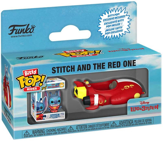 Funko Bitty Pop! Rides Stitch and The Red One box packaging