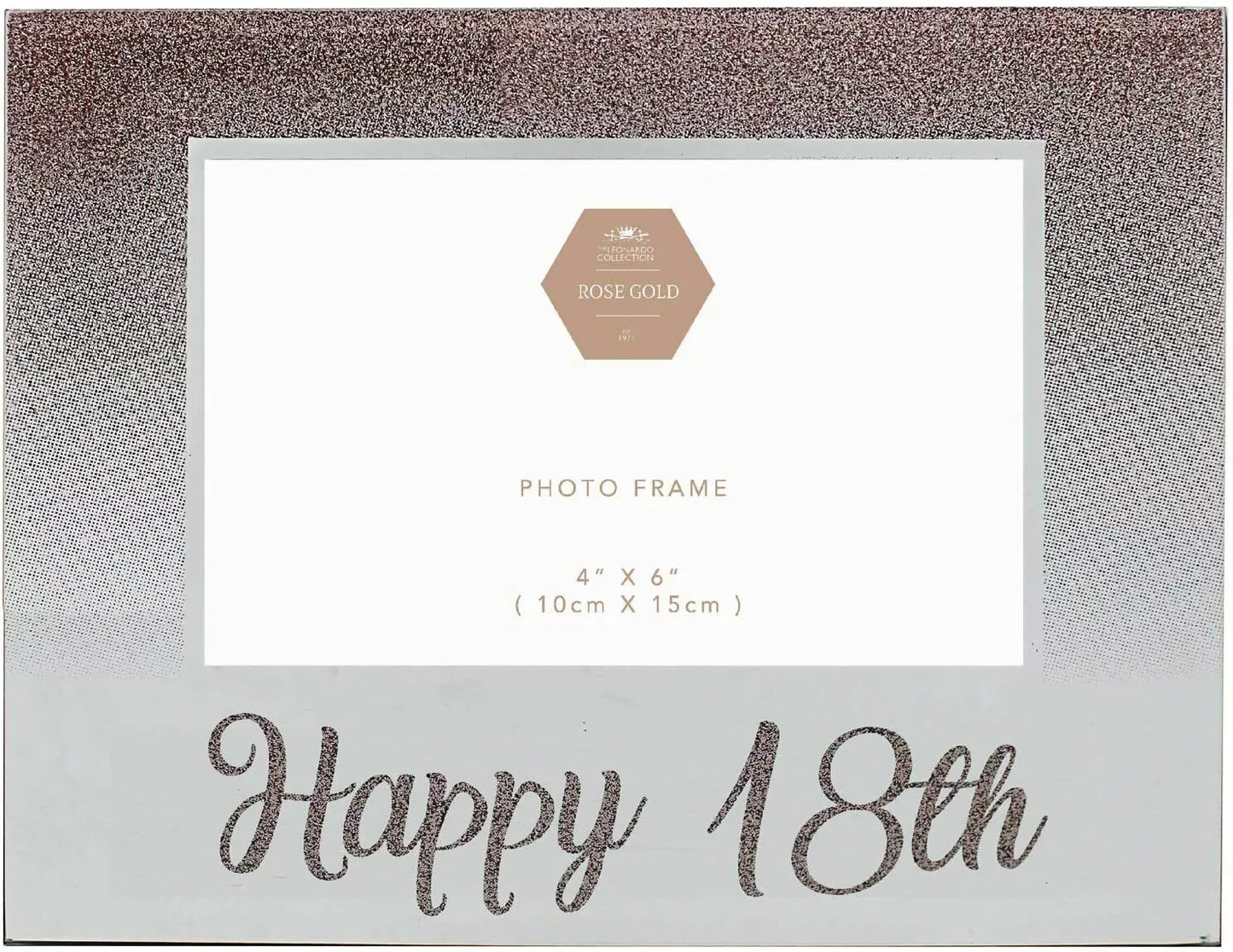 Happy 18th Birthday Rose Gold Frame