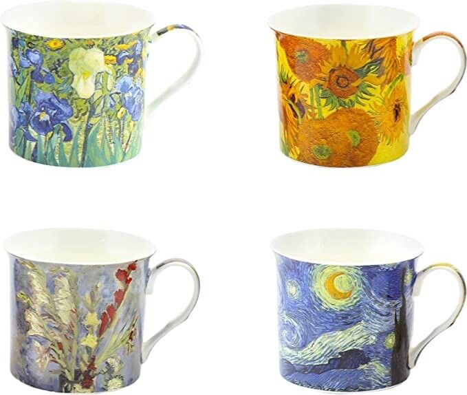 Van Gogh Set of 4 Mugs