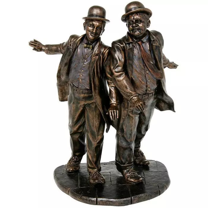 Bronze Laurel and Hardy Statue