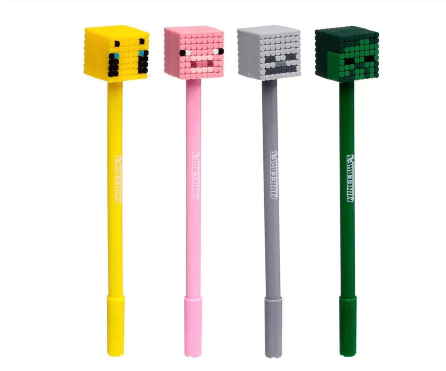 Set Of 4 Minecraft Topper Pens