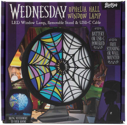 Wednesday Ophelia Hall Window Lamp in packaging – licensed Blue Sky Studios gift