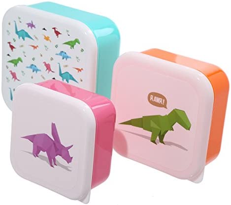 Set of 3 Lunch Boxes - Dino Bites