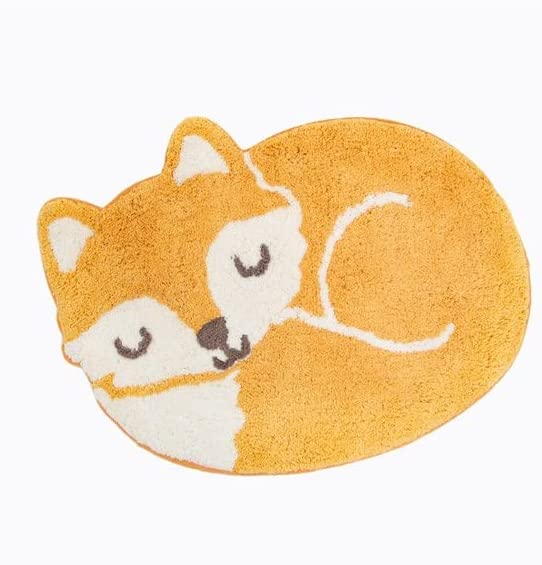 Sass & Belle Woodland Fox Rug Kids Bedroom Nursery Cotton Carpet Mat Nursery