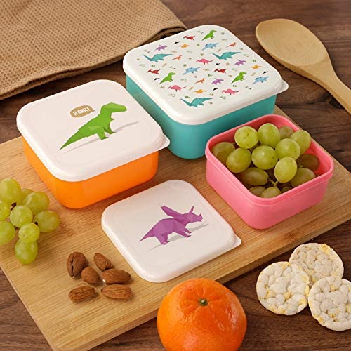 Set of 3 Lunch Boxes - Dino Bites